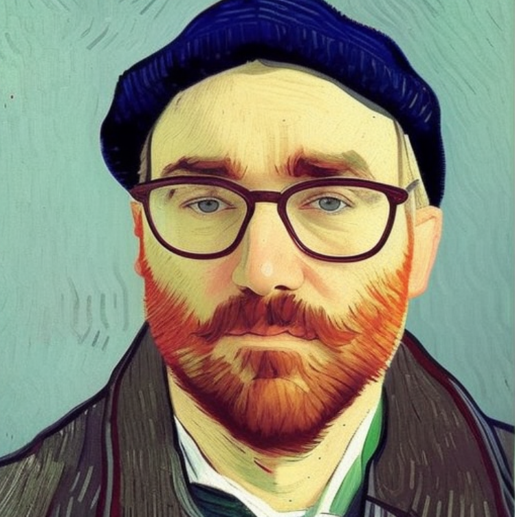 Portrait of myself by Van Gogh